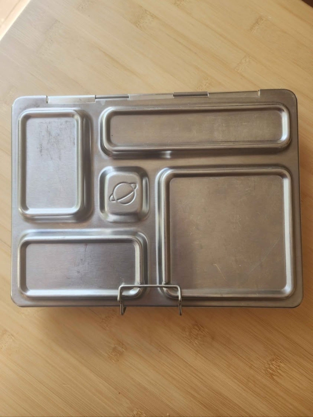 PlanetBox Rover Stainless Steel Metal 5 Compartment Bento Lunch Box